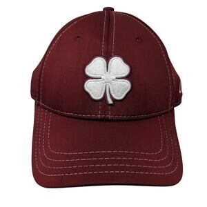 Black Clover Live Lucky Fitted Baseball Cap Red XL Embroidered Vented Holes